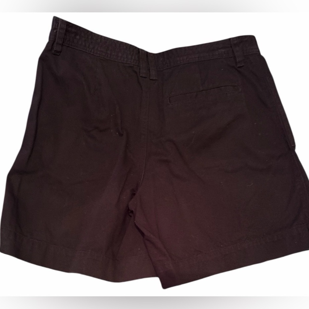 Lauren Ralph Lauren Black‎ Chino Shorts Women's Size 4 Flat Front Casual Comfort - Picture 2 of 3
